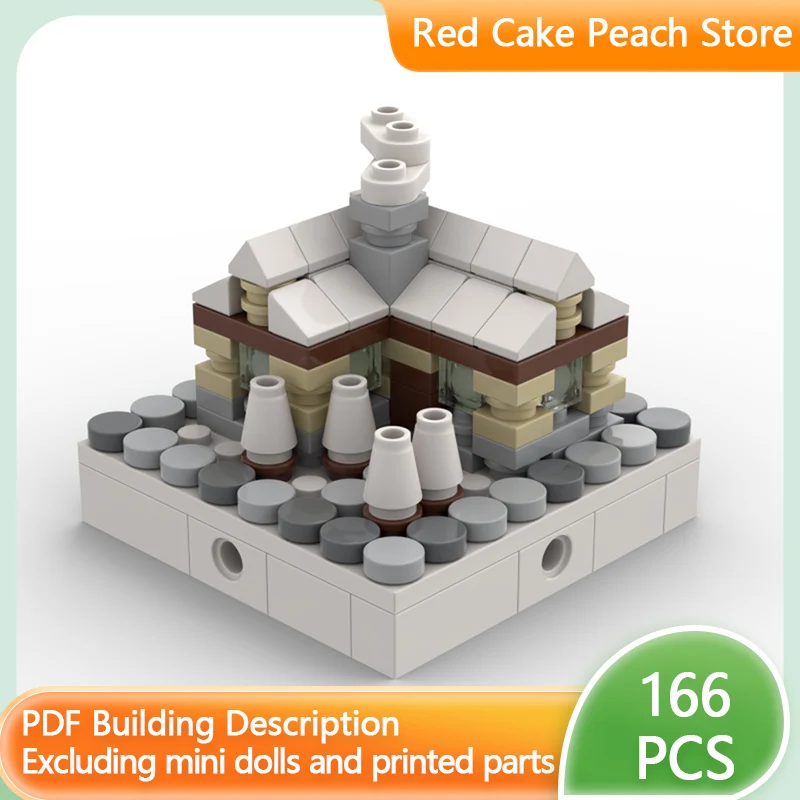 

City Street View Model MOC Building Bricks Winter Village House Modular Technology Children Holiday Gifts Assemble Toys Suit