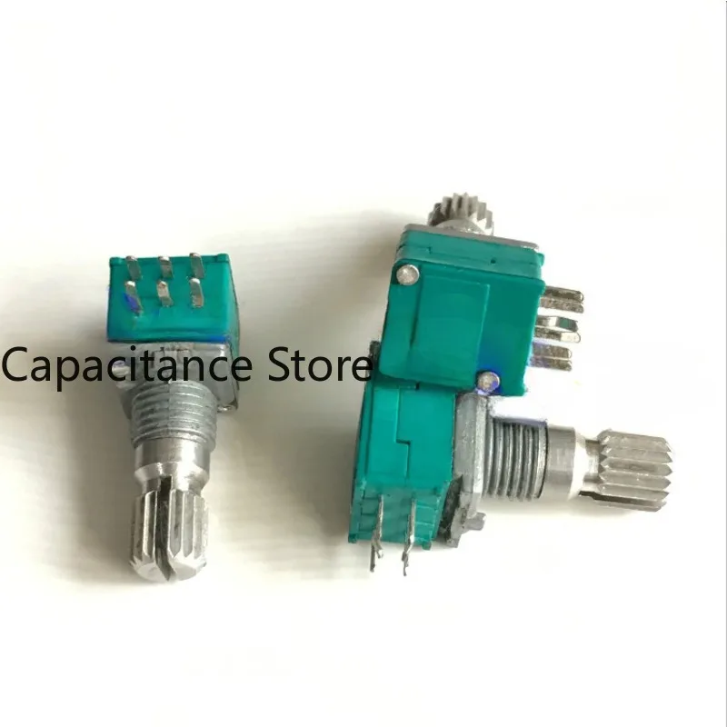 

5PCS RK097 precision potentiometer dual B500K power amplifier speaker volume 6-pin