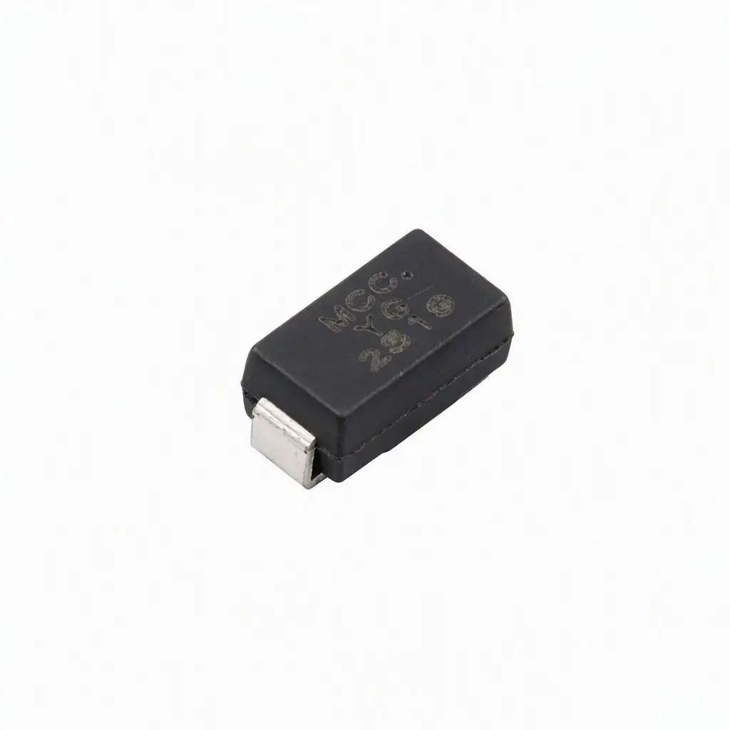 (100 pcs) SMAJ28CAHE3-TP DO-214AC (Marking YG) - Bidirectional TVS Diode 28V 400W 45.4V Clamp AEC-Q101