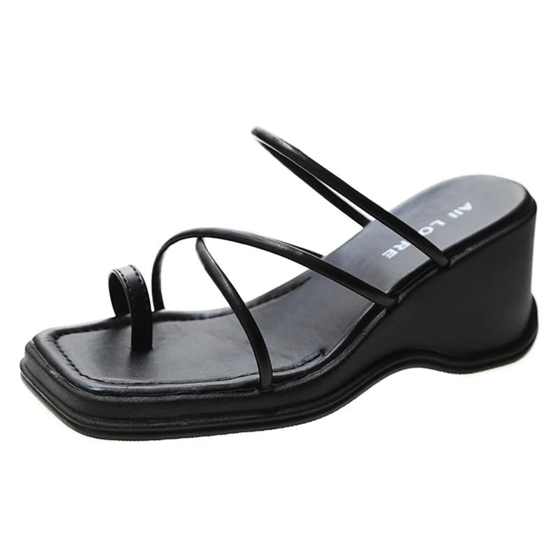 

Женская обувь, резиновые шлепанцы, тапочки на каблуке, бежевые босоножки на каблуке на танкетке, модные гавайские высокие летние туфли