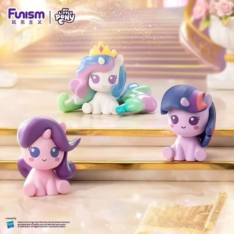 マイリトルポニー マジックボトル ブラインドボックスセット ミニビーンおもちゃ かわいいアップルジャック ピンキーパイ コレクタブルモデル 誕生日デスク装飾用