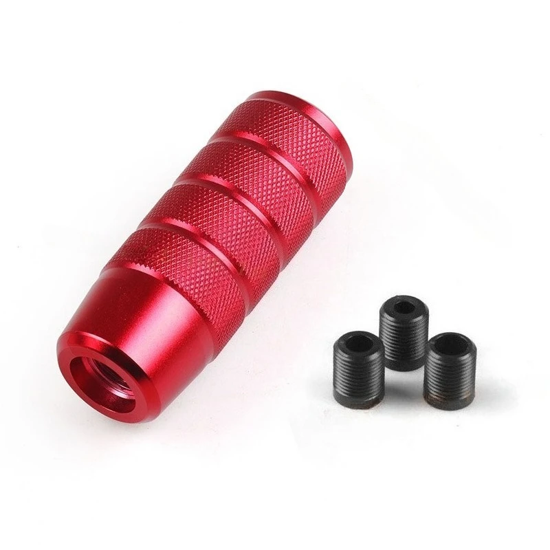 9,5 cm Universal rutschfeste Schaltgetriebe aus Aluminiumlegierung, gerändelter Schalthebelknopf, gebrannter blauer Schaltknauf – Detail 10
