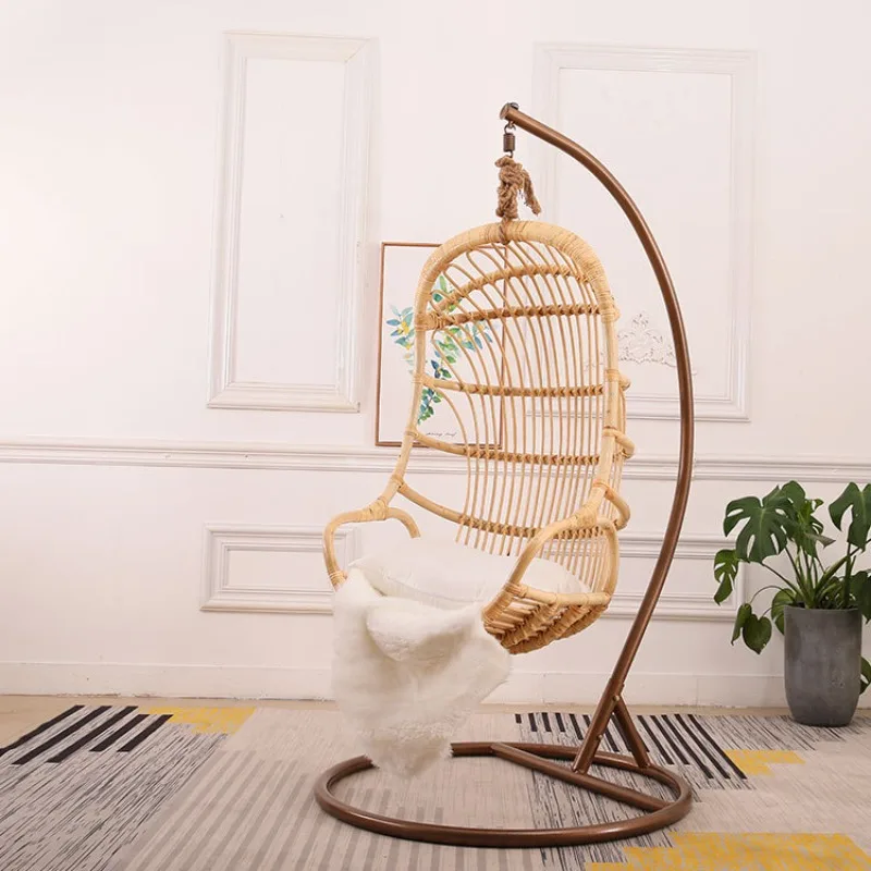 True Vine Hanging Basket Hanging Balcony Indoor Swing Internet Celebrity Rocking Chair B & B Hanging Nordic Rattan Chair