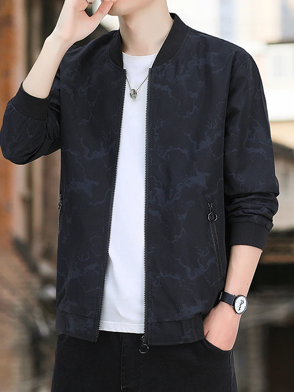 

Мужской бейсбольный воротник Jaet, повседневный удобный молодежный модный универсальный топ, весенне-осенний новый теплый топ на подкладке