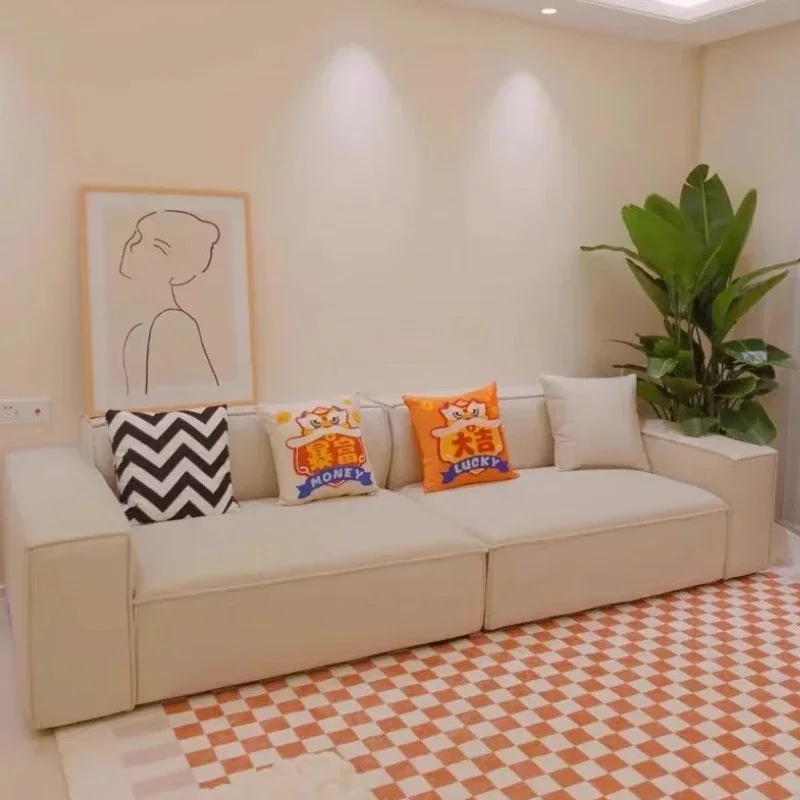 

Designer Nordic Living Room Sofas Lounge Comfortable Filling Relaxing Living Room Sofas Individual Muebles Postmodern Furniture
