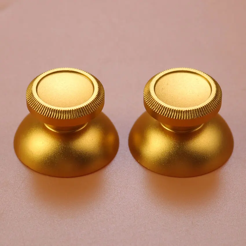 JCD 2PCS Metall Analog Joystick Thumb-Stick Grip Cap Für PS4 Pro Xbox One Slim Serie X S Controller Zubehör