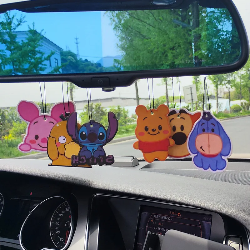 Disney Stitch Car Aromatherapy Pendant Closet Car Long-lasting Light Fragrance To Remove Odors Evolved Air Aromatherapy Perfume