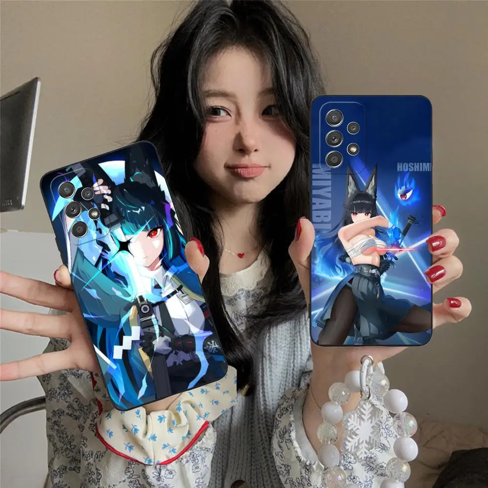 

Zenless Zone Hoshimi Miyabi Phone Case for Samsung Galaxy A73 72 71 70 56 55 54 53 52 36 35 34 23 16 15 5G Colour Protective