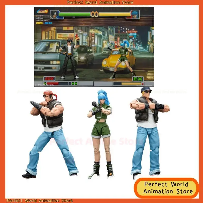 

JOYTOU Dark Source Series King of Fighters '98UM Ralph Jones Liana Hardyland Clark Sdiille Action Doll
