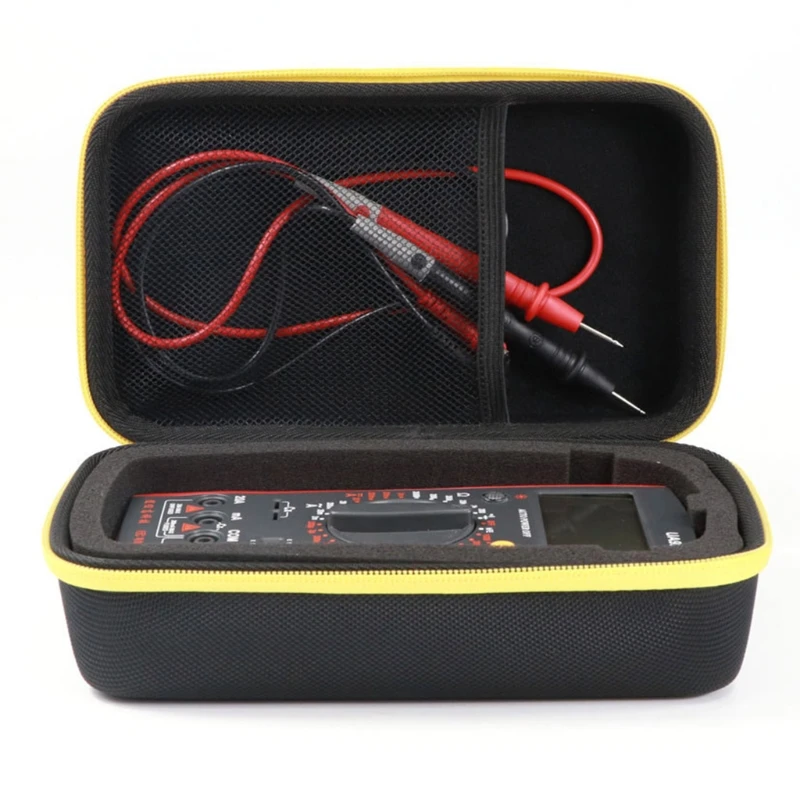 Carrying Zipper for Case with Wrist Strap Use For Handheld Multimeter,Phase Thermometer Calibrator,Clamp mete