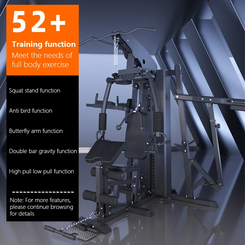 One to Three Person Multi functional Chest Pushing, Chest Pinching, Parallel Bars, Pull and Pull Comprehensive Trainer