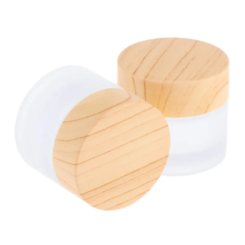 Mini garrafa de amostra, cosméticos Maquiagem Jar, creme Lip Balm, 3-10Pack, 2 pcs