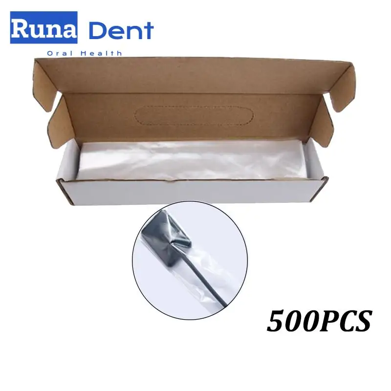 500Pcs/box Disposable Dental Material Poly Pastic X-Ray Sensor Protective Film Cover Bags Transparent Unit Accessories