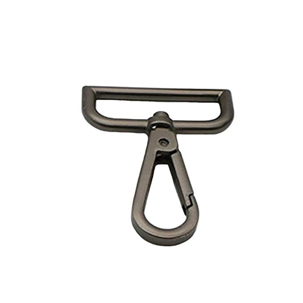 

10pcs Zero Wallet Keychain Hooks Swivel D Ring Heavy Duty Snap Closure Lanyard Pendant Hardware Solid Metal Clasps For Keys