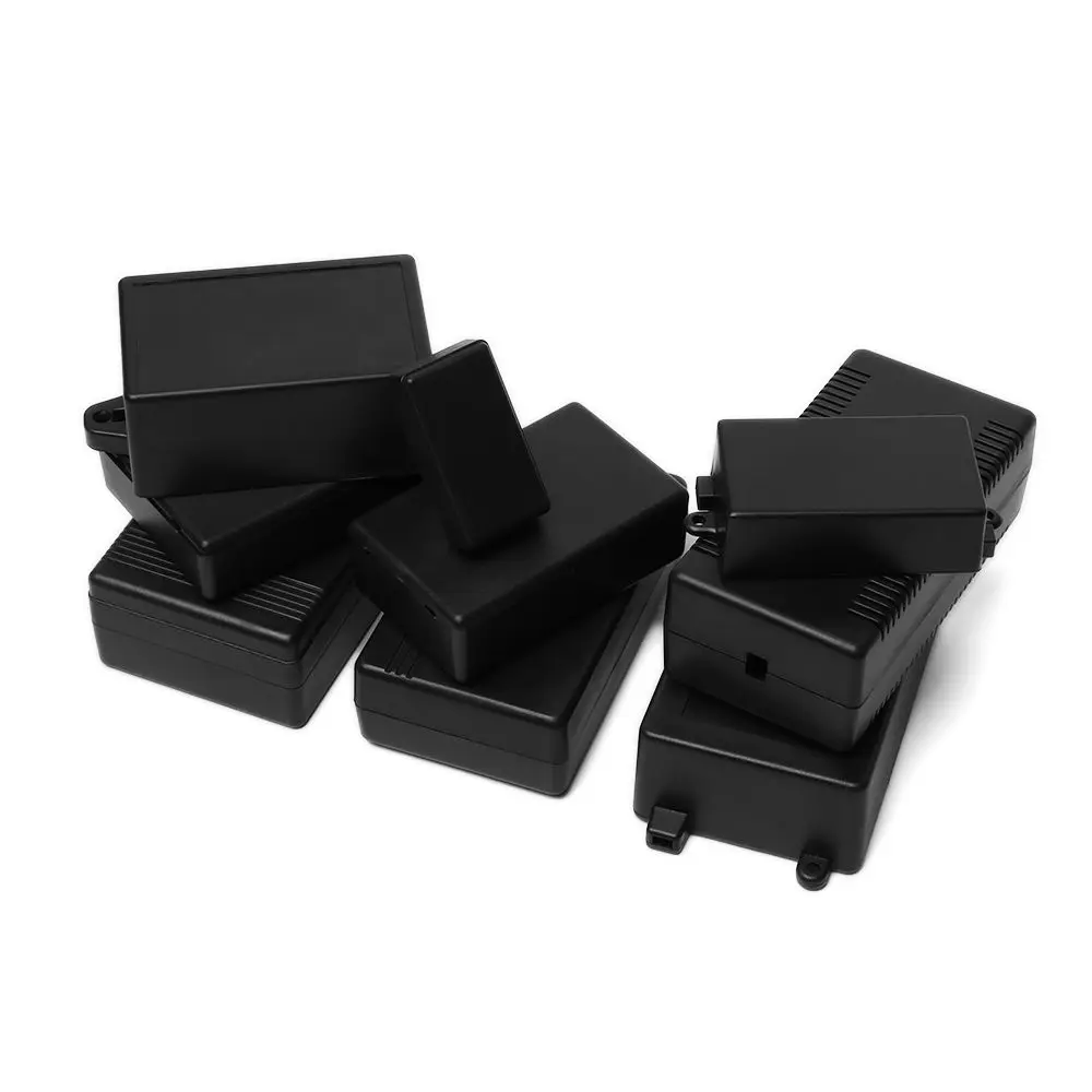 1/2pcs Black DIY ABS Plastic Electronic Project Box Waterproof Cover Project Enclosure Boxes Instrument Case