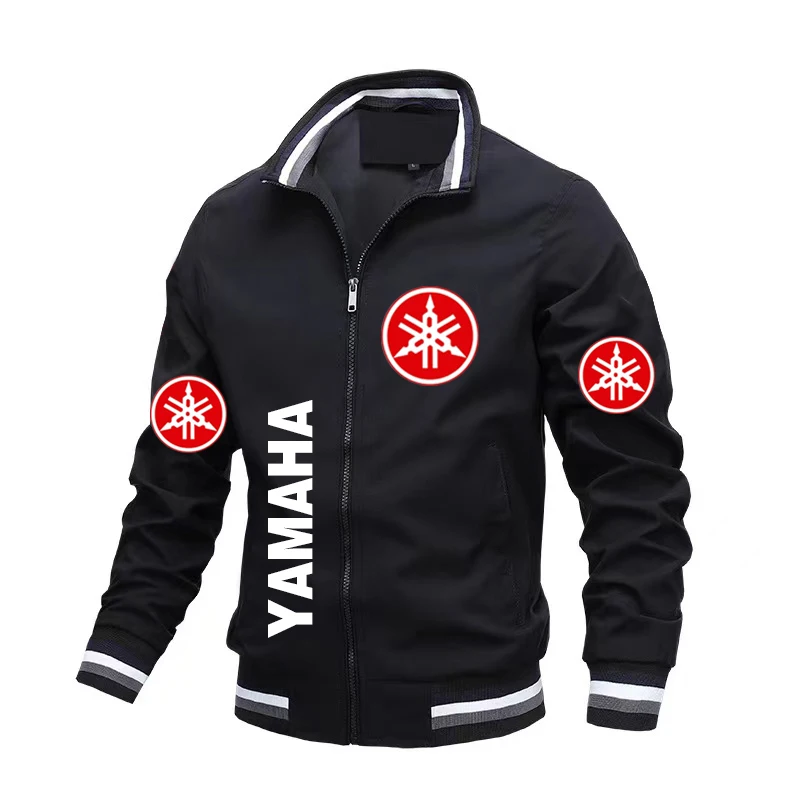 2024 men's large motorcycle jacket racing team casual sportswear jacket streetwear