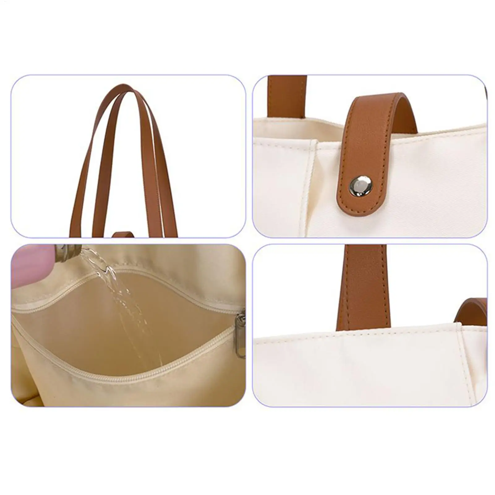 Pickleball Paddle Bag Oxford Large Capacity Handbag Tote Bags For Women For Grocery Shopping Gym Beach Holiday Birthday