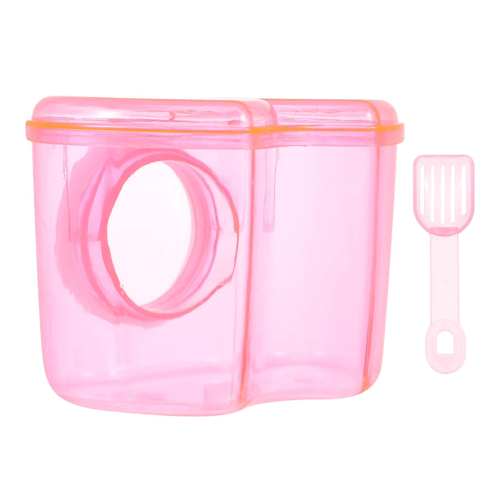 

Creative Sand Container Pet Bathroom Acrylic Hamster Shower Room Small Pet Bath Tub Lightweight Durable Sand Bath For Hamsters