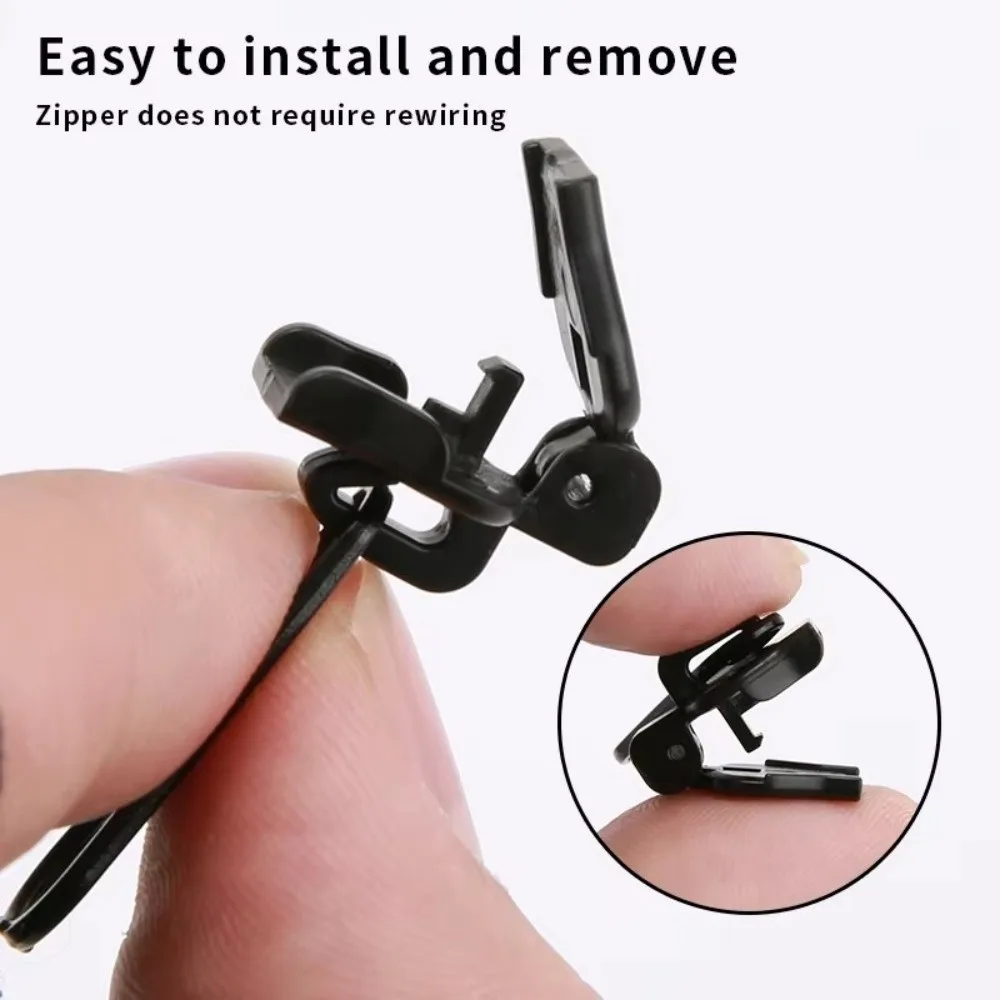 New 4 Sizes Zipper Head Universal Handmade Zipper Puller Head Repair Clothing Bag Zips for DIY Sew