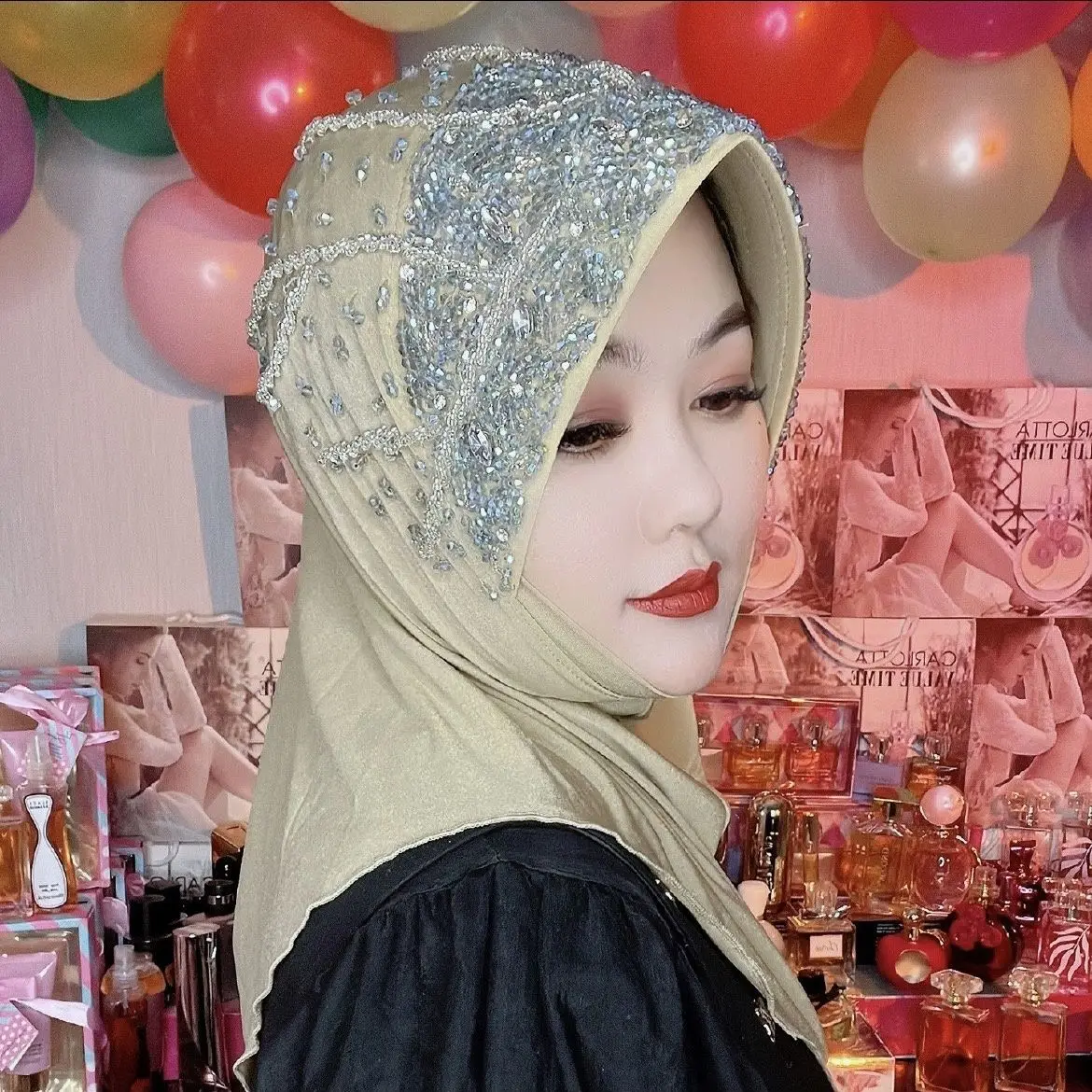 Abaya Hijab Muslim Scarf For Women Clothing Turban Freeshipping Headscarf Malaysia Cap Hat Kufi Islam Luxury Tassel Flower