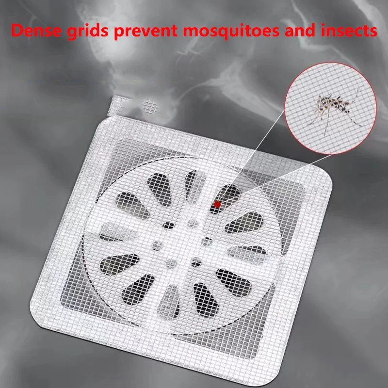 Bathroom hair barrier net, bathroom drain filter, kitchen anti-clogging and anti-cockroach floor drain stickers