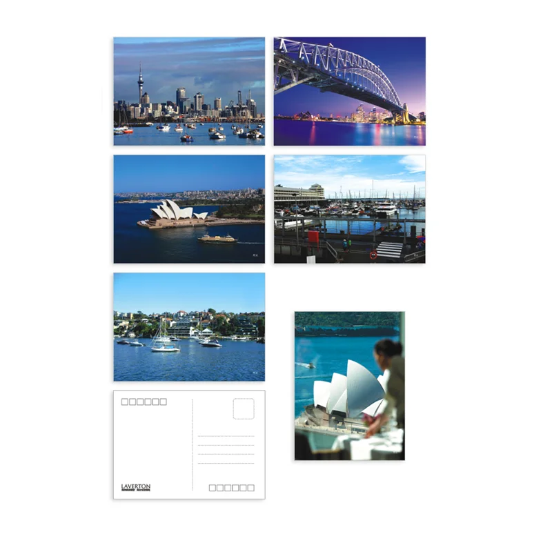 

Sydney City Series Postcards HD Landscape Greeting Card Creative Home Blessing Wall Material Decorative Painting Wall Stickers