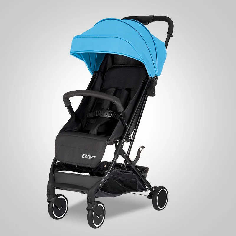 Comfortable Portable Baby Strollers One-button Folding Stroller Lightweight Umbrella Car Can Sit and Lie Down Baby Carriage