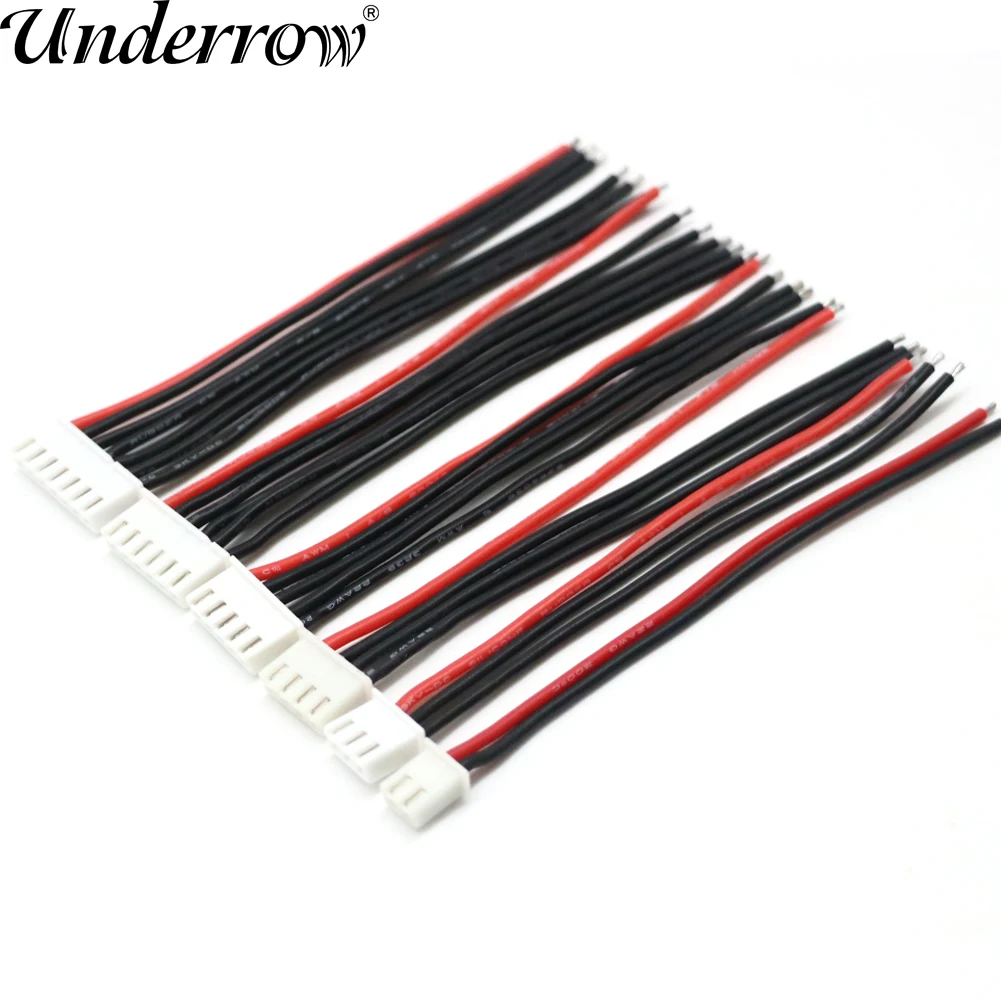 10pcs/lot 2S1P 3S1P 4S1P 5S1P 6S1P JST-XH JST XH Connector Adapter Plug Balance Changer Wire Charger Cable for Lipo Battery