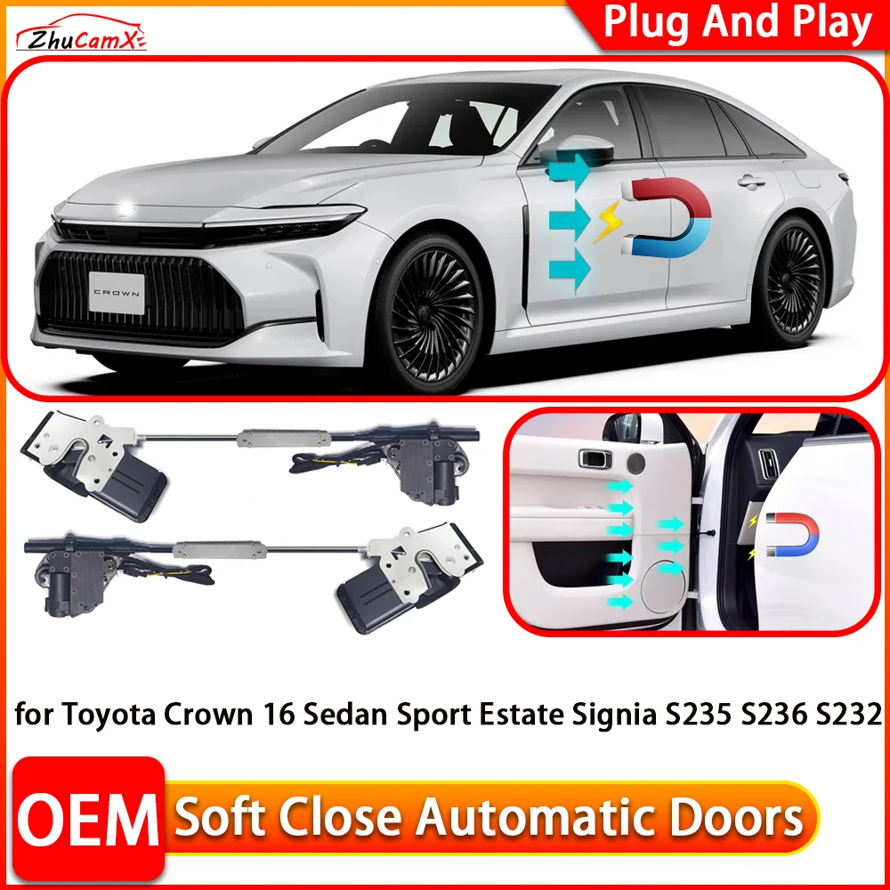 

for Toyota Crown 16 Sedan Sport Estate Signia S235 S236 S232 Soft Close Door Closer Power Closing Door Comfort Closing System