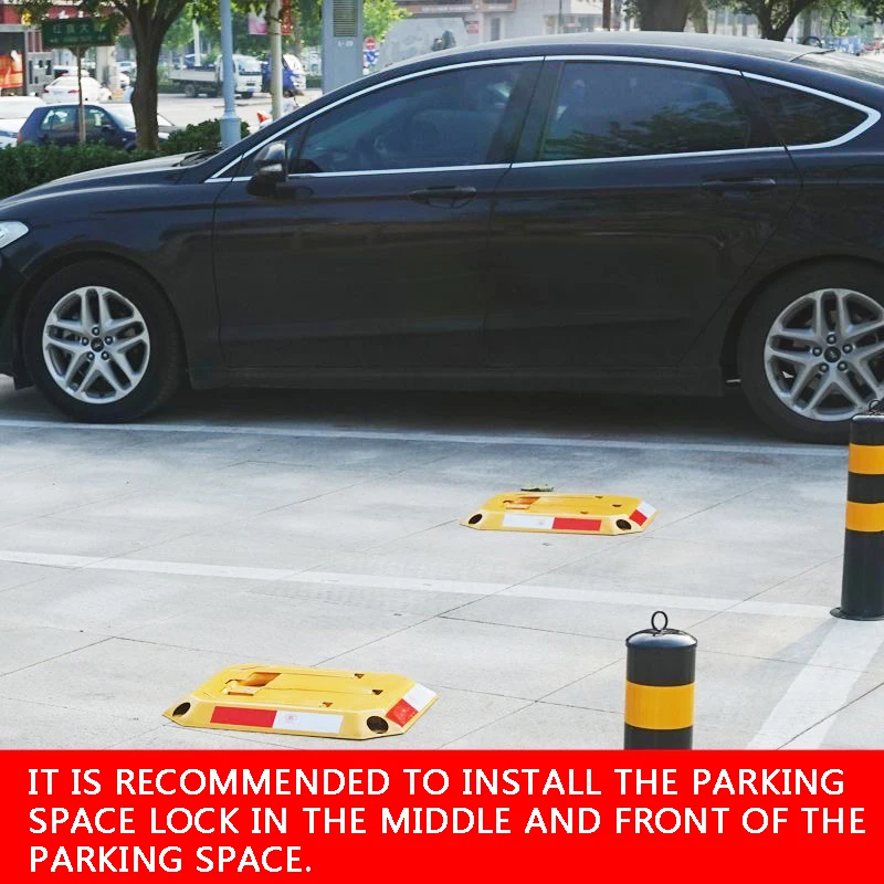Parking Space Lock Thickened Anti-Collision Household Parking Space Pile Garage Anti-Occupancy Car Blocker Artifact view 6
