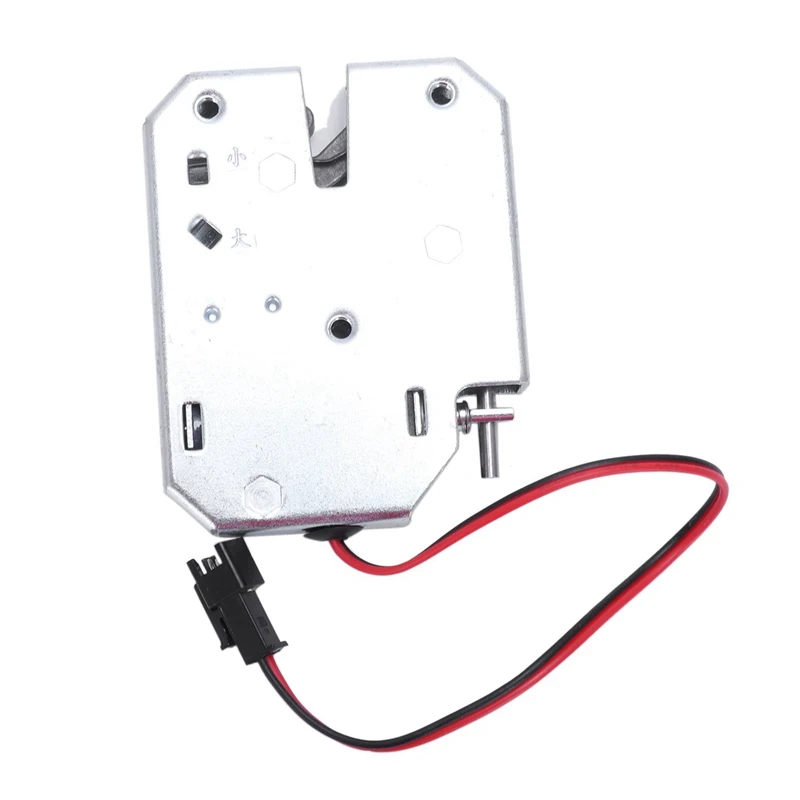 2X kunci kontrol listrik DC 12V 2A kunci pintu elektromagnetik kabinet laci loker baja karbon gembok perak