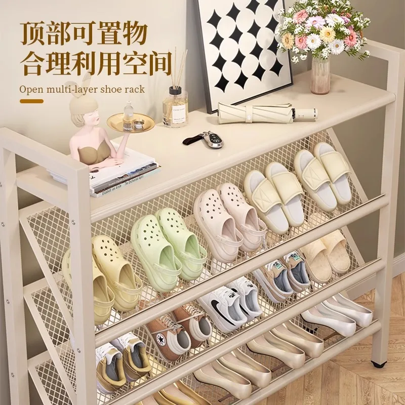 CH32 Shoe rack home multi-layer door space-saving small narrow shoe cabinet dormitory rental room new shoe storage artifact