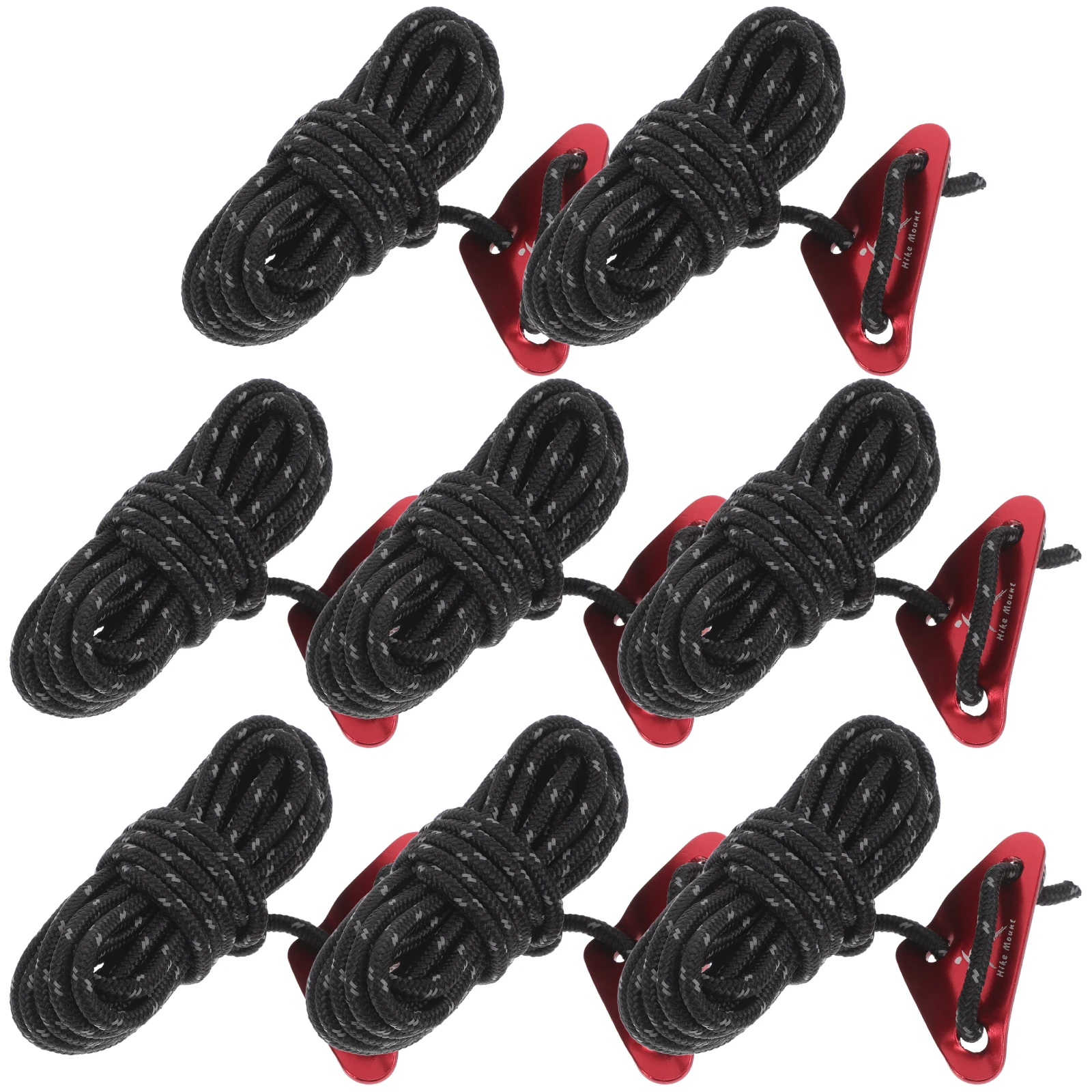 

8pcs Camping Tent Rope Strong Windproof Cord Adjustable Heavy Duty Outdoor Rope For Hiking Tree Climbing Dock Lines Gear