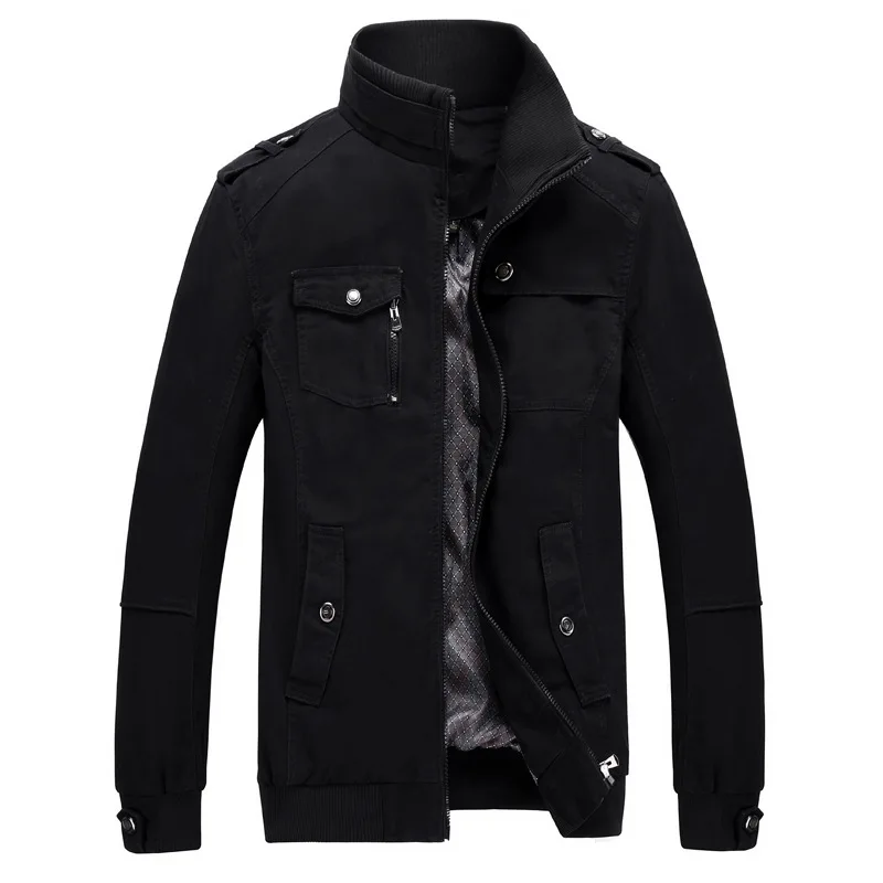 

Mens Wear Simple British Style Warm Windproof Jacket and Coat Baseball Jacket Mens Cargo Jackets New Fashion Bomber Jacket Male