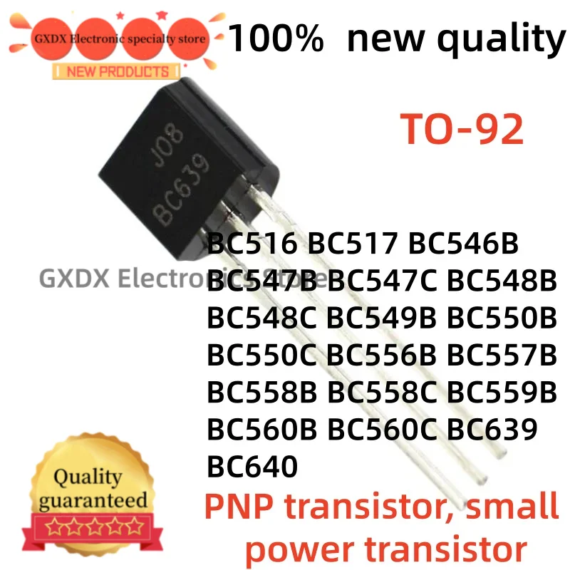 100 pieces BC557B BC558B BC558C BC559B BC560B BC560C BC516 BC517 BC546B BC547B BC547C BC548B BC548C BC549B BC550B BC550C BC556B