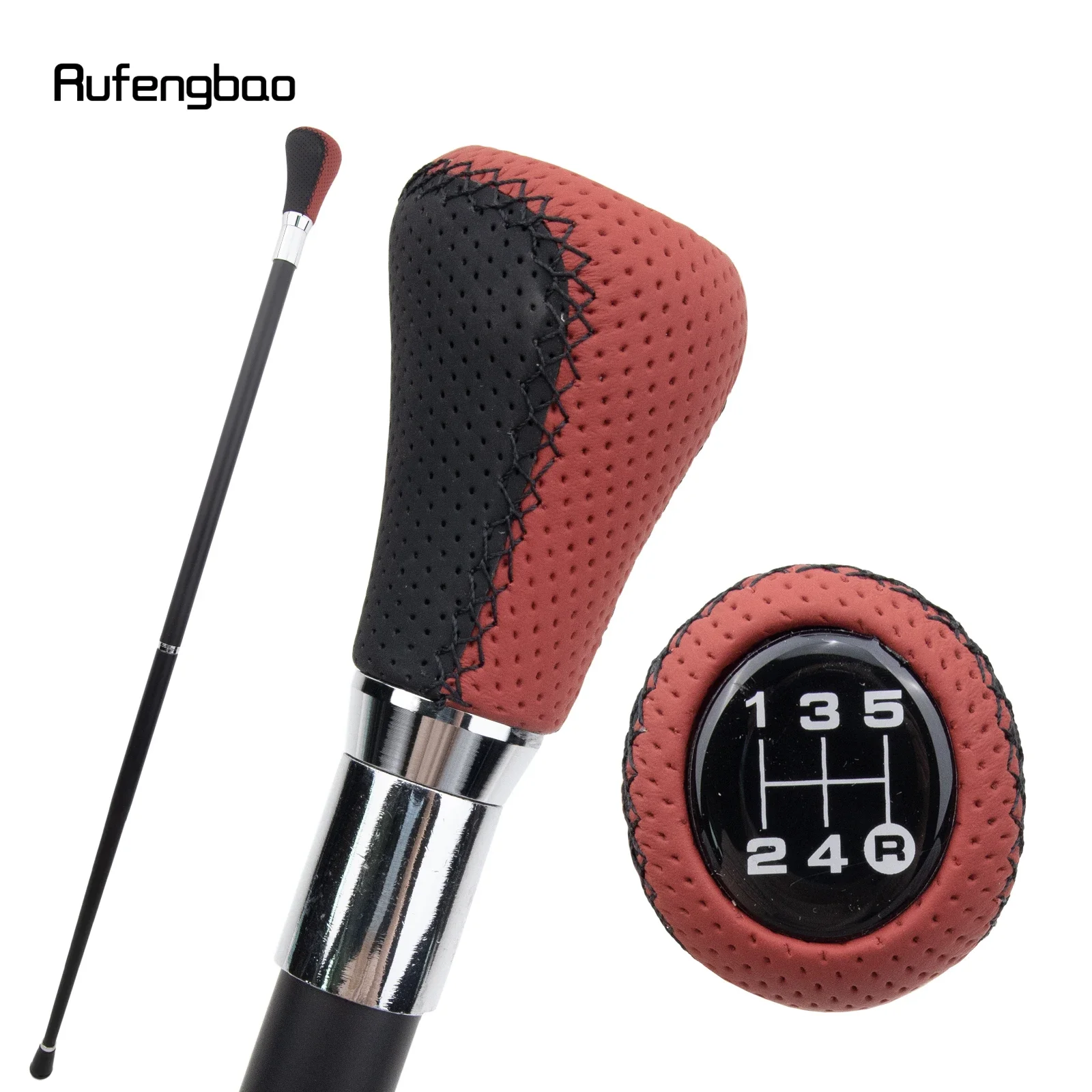 黒赤番号銀杖ファッション装飾杖紳士エレガントコスプレ杖クロシエパフォーマンスステージ杖93cm