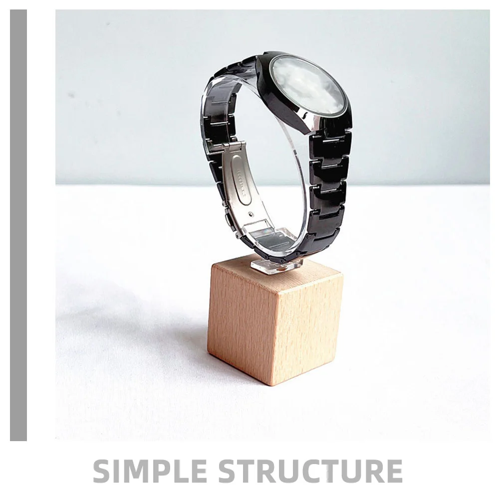 

1pcs Watch Display Stand Wrist Storage Watches Bracelet Plastic Holder Desk Sturdy Materials Portable Office