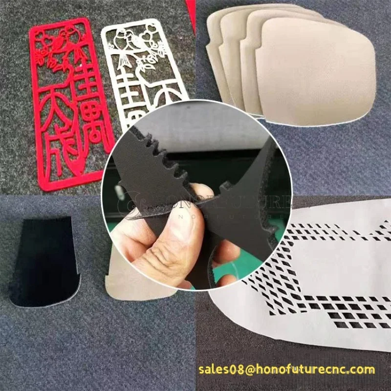Auto CNC Oscillating Knife Blade Cutting Machine New Condition for RockWool Thermal Insulating Material Core Motor
