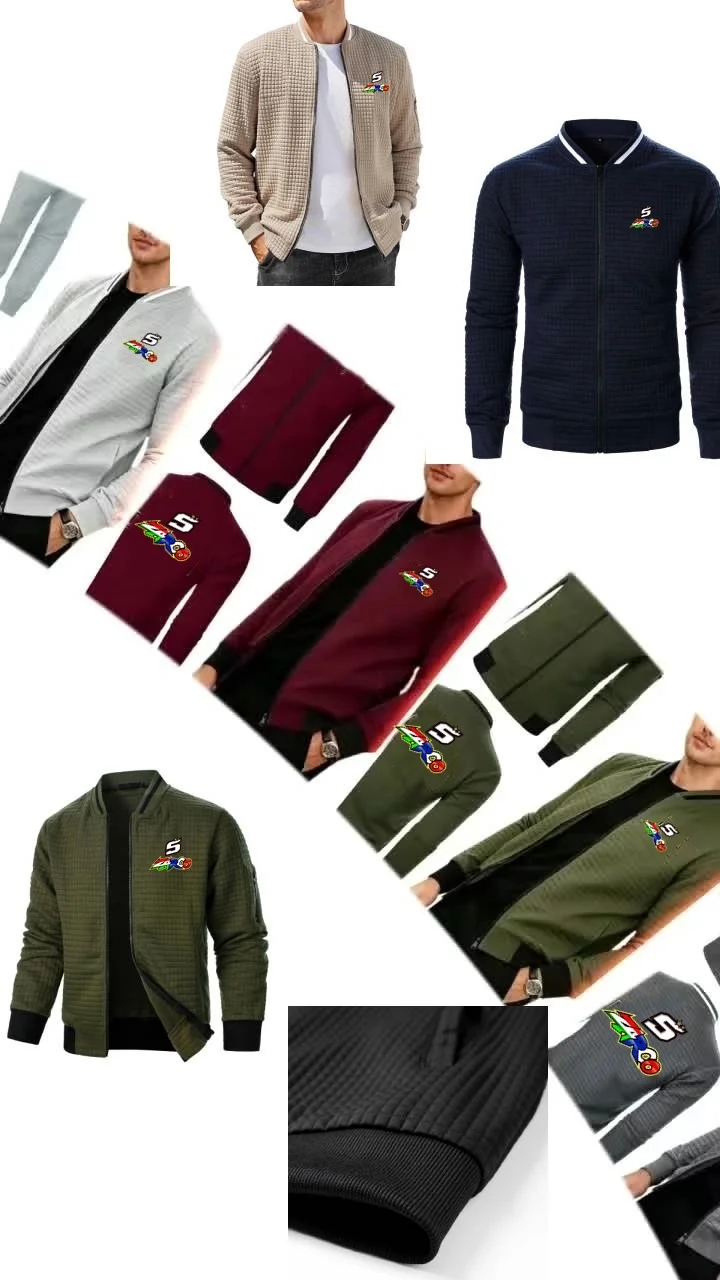 TREND Mens Sweatshirt Johann Zarco NO. 5 Moto Rider Jackets Baseball Collar Jersey Sports Cycling Coats Daily Waffle Outwear