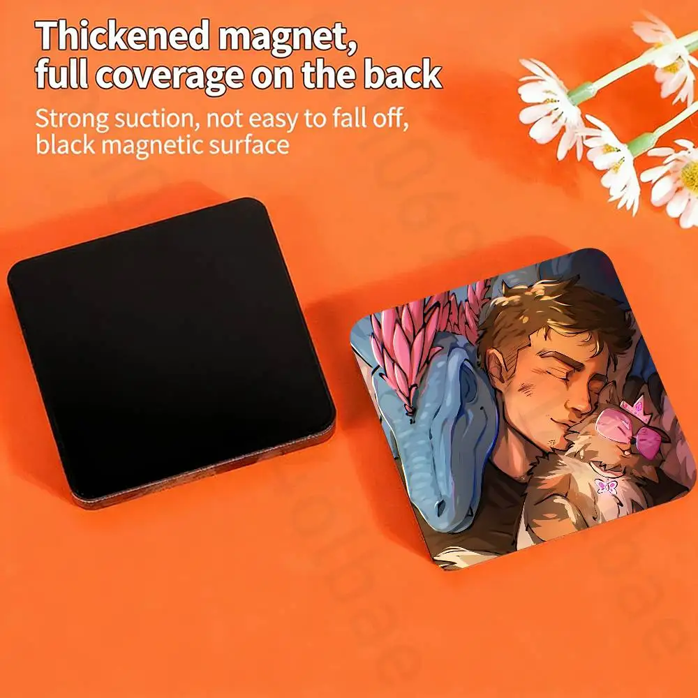Dungeon Crawler Carl  Fridge Magnets Round Magnetic Refrigerator Decoration Memorial Gifts Wedding Favors