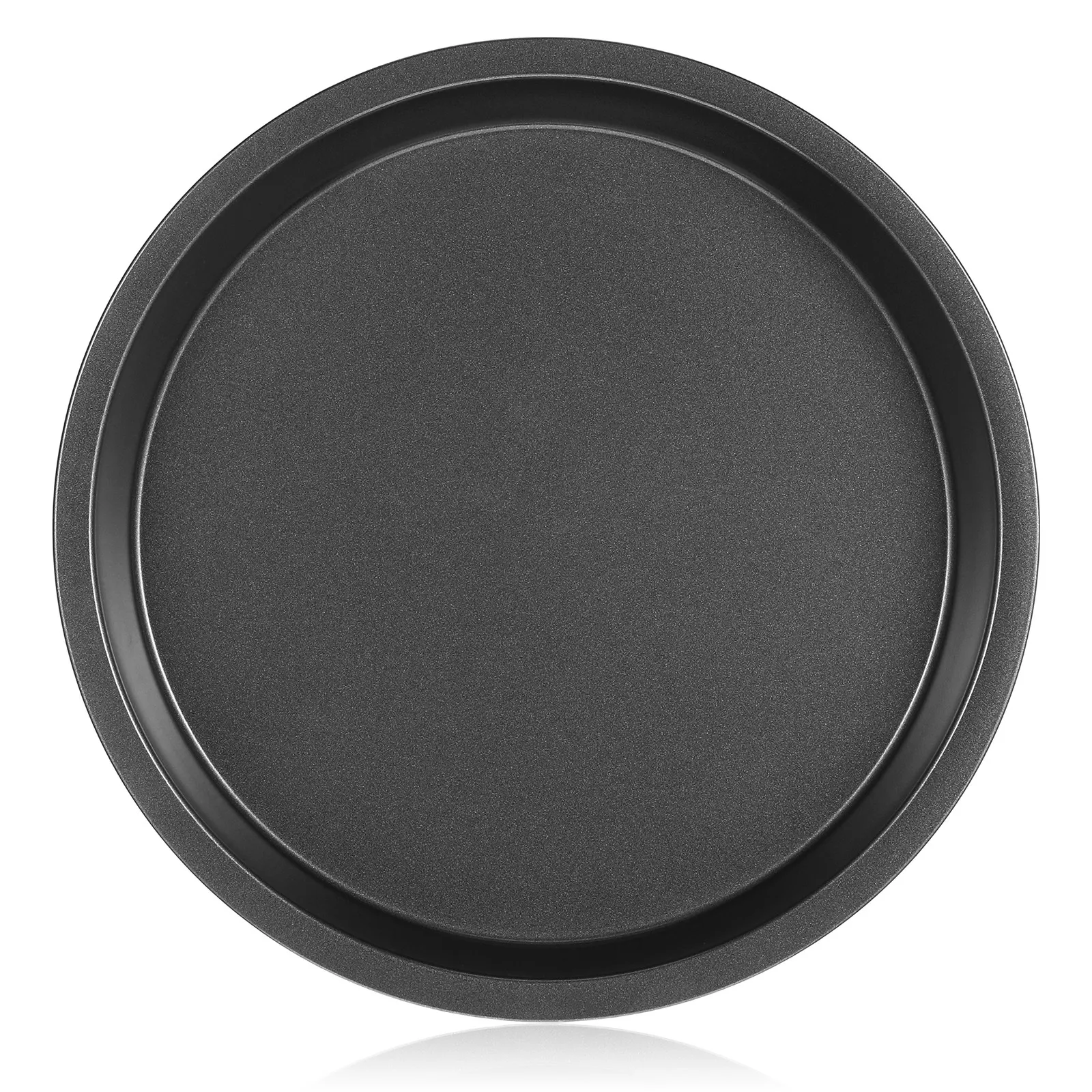 Kitchen Baking Pan - Runde Pizzapfanne aus Kohlenstoffstahl, Antihaft-Kuchenbackblech, robustes
