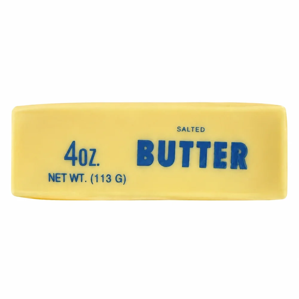 Crunchy Butter Stick Squeezed Toy 14cm Plasticity Crackling Butter Bar Hand Relax Sound Effects Butter Stick Squishy Toy