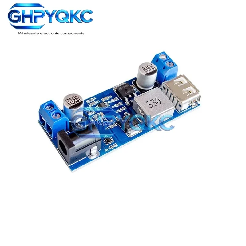 GHPYQKC XY-3606 DC-DC Buck Converter Module 24V 12V to 5V Step Down Power Supply Board 5A High Efficiency Voltage Regulator