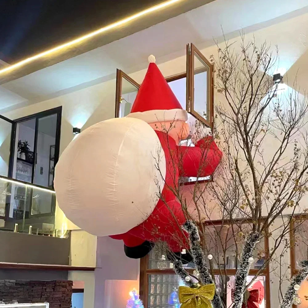 インフレータブルクリスマスデコレーション、大きな雪だるま、サンタクロース、クリスマスツリーのおもちゃ、屋外の庭の中庭の装飾、5