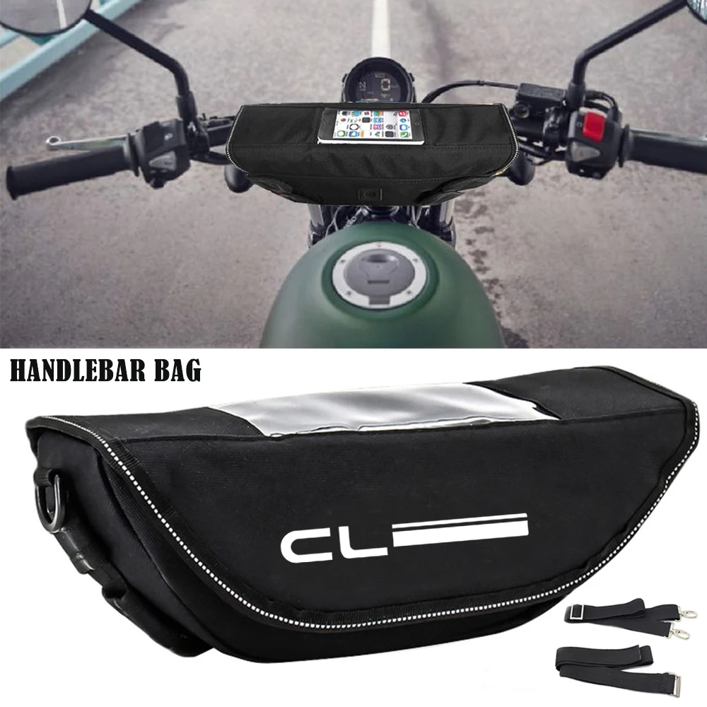 

For Honda CL500 2022 2023 Waterproof motorcycle handlebar travel navigation bag