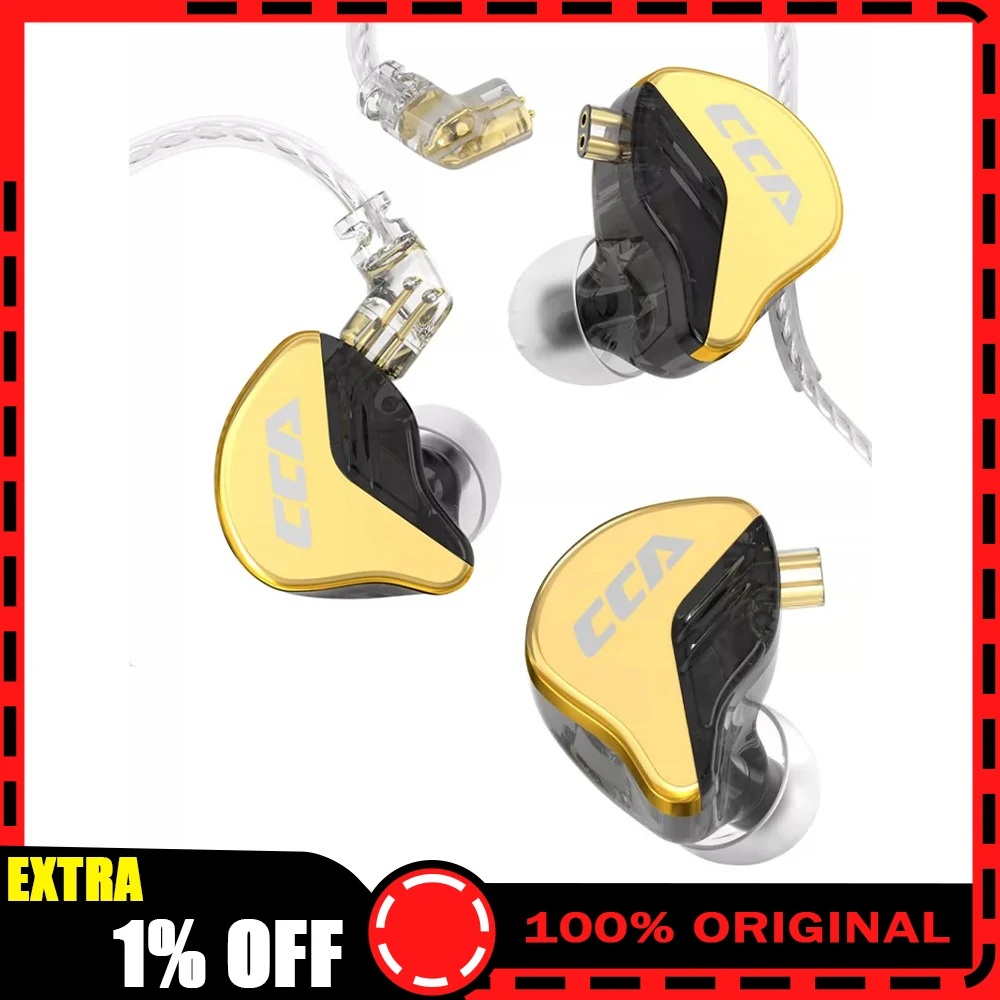 CCA CRA Wired Headphones 3.8 Micron Ultra Thin Diaphragm Esports Headset Triple Frequency Equalization Light Weight For Gifts