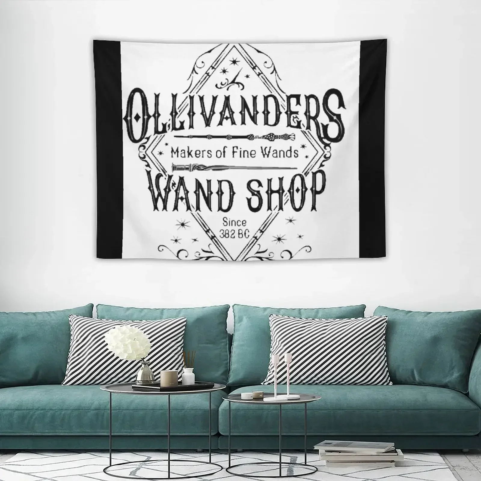 

ollivanders Art Print Christmas Decoration Decorations For Your Bedroom Wall Carpet Tapestry Decoration Bedroom Tapestry