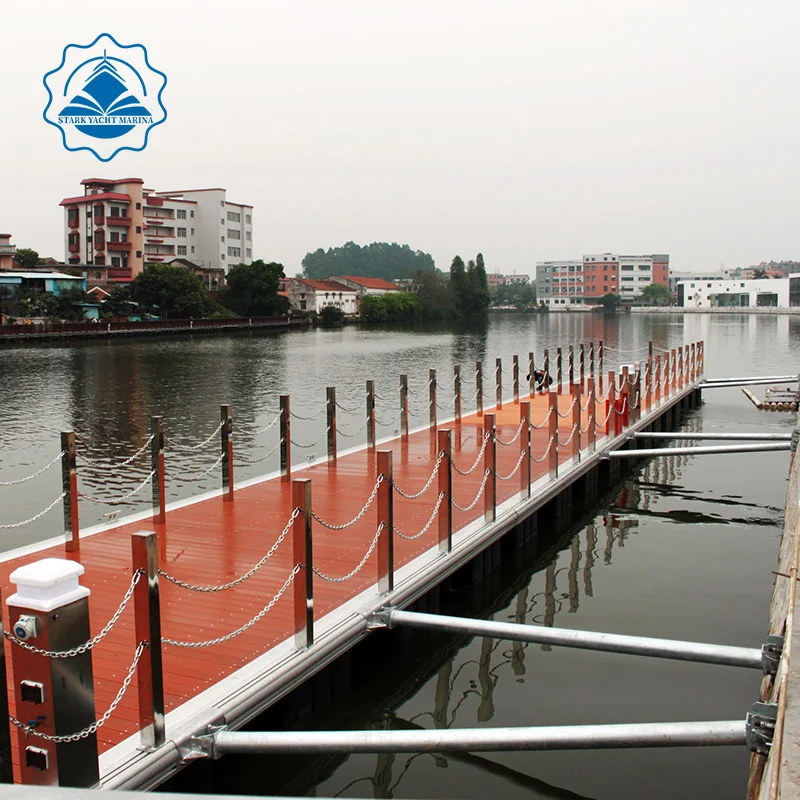 Good Sale Marina Aluminum Alloy Pontoon Boat Ladder Float Dock System Used Gangway for Supplies in China
