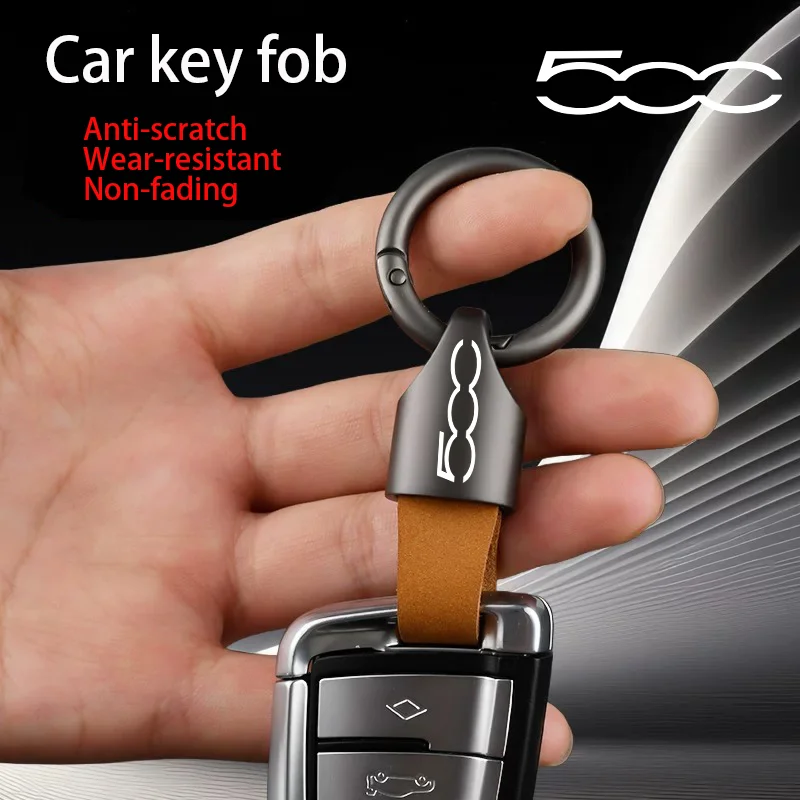 

Car key ring metal ring key chain pendant for Fiat 500 500c 500x 500L