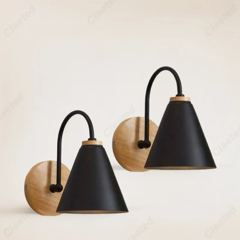 

European Modern Simple LED Wall Lamp Living Room Corridor Porch Study Lighting Lamps Bedroom Bedside Lamp
